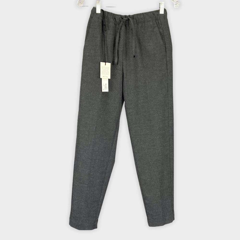 Myths Womens Gray Pull On Casual Ankle Pants Drawstring Italian size IT 38 US XS